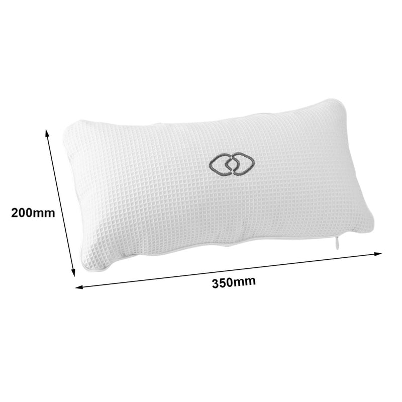 [Australia] - Yolispa Anti-Mold Bathtub Spa Pillow, Non-Slip Strong Suction Cups, bath pillows for tub, Head, Neck, Shoulder Support, Breathable Relax Comfort 