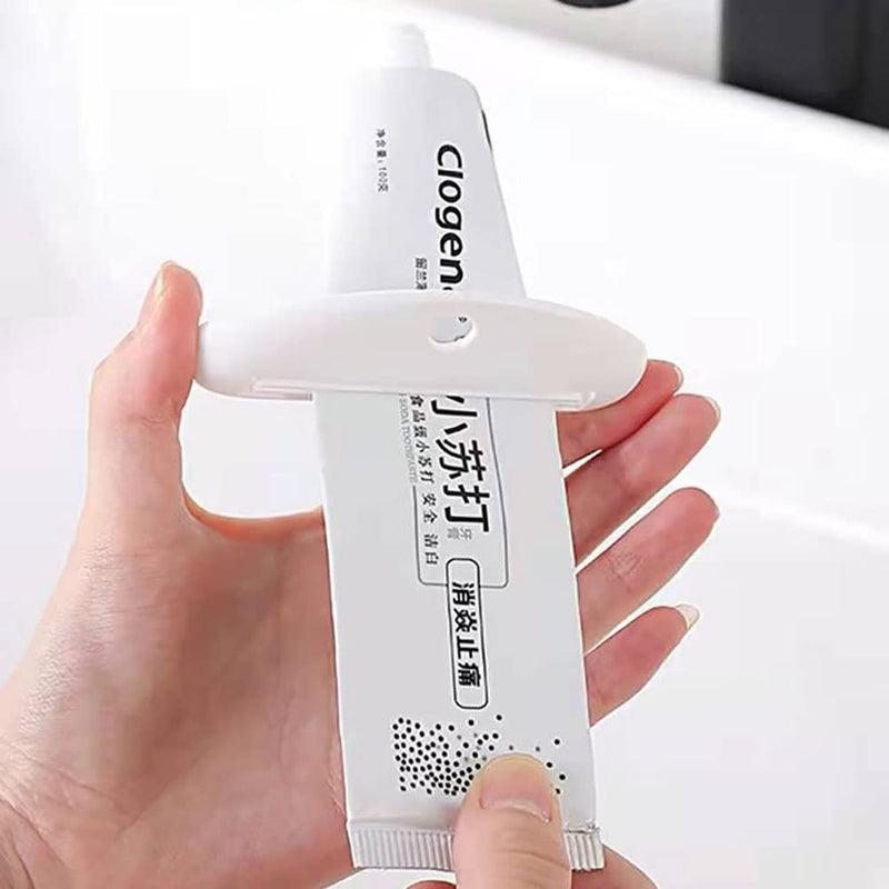 [Australia] - 4 Pcs Toothpaste Squeezer Dispenser Clip Plastic Toothpaste Clips Toothpaste Tube Dispenser Toothpaste Squeezers Tool for Toothpaste Hand Cream Cosmetics 