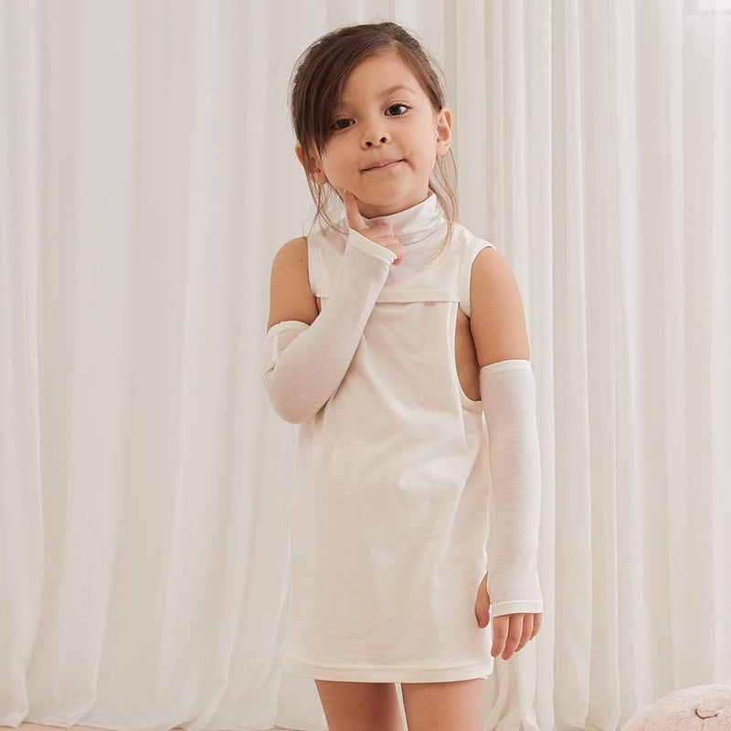 [Australia] - Edenswear Zinc-Infused Sleeves Bandage for Kids with Eczema - Wet Wrap Therapy (Small) Small 