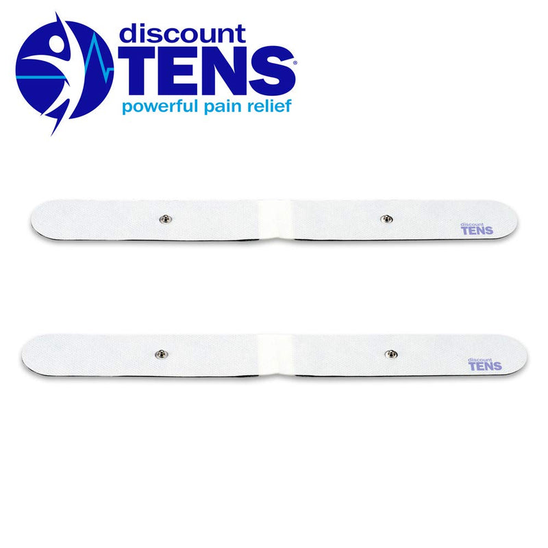 [Australia] - TENS Electrodes, 2 Premium Quality 13 inch x 1.5 inch Lower Lumbar Strip Self Adhesive Electrodes for TENS Units, Snap TENS Unit Electrodes, Discount TENS Brand 