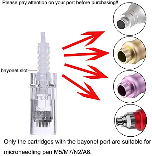 [Australia] - PIPM N2/M5/M7/A6 Pen 36-pin Cartridges Disposable Replacement Cartridges Parts bayonet slot Needle 10PCS 0.25mm 36 Pins 