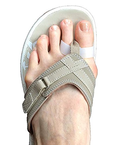[Australia] - 1 Pair Double Toe Loop Best Toe Straightener and Spacer-Gel Toe Separators by Pedimend - Toe Straightener - Used for Sports Activities, Yoga Practice & Running for Men and Women Bunion Pain Relief 