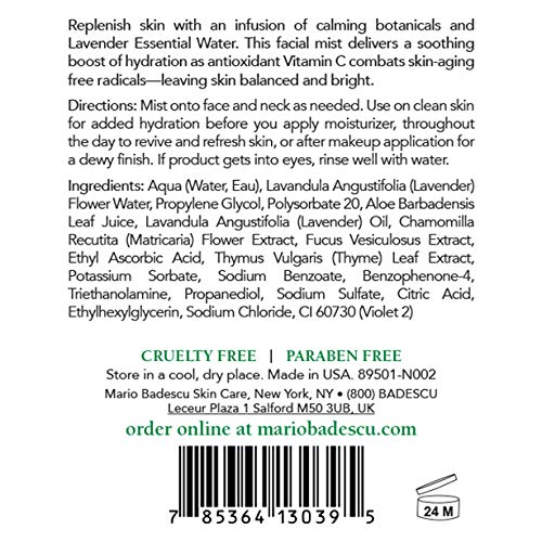 [Australia] - Mario Badescu Facial Spray with Aloe, Chamomile and Lavender Combo 1 