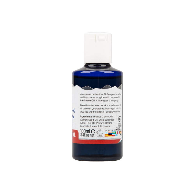 [Australia] - The Bluebeards Revenge, Pre Shave Oil for Men, Vegan Friendly Oil for Sensitive Skin, Helps to Prevent Skin Irritation, 100ml 100 ml (Pack of 1) 