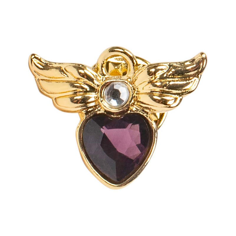[Australia] - Roman 0.75 inches Angel Birthstone Gold Pin with Card Purple 