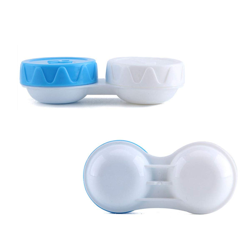 [Australia] - 25 Pack Contact Lens Cases Portable Contact Lens Container Contact Lens Soaking Storage Case with L and R Caps, 5 Colors 