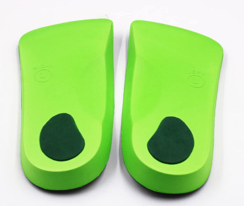 [Australia] - Plantar Fasciitis Orthotic 3/4 Insoles Arch Support Shoe Boot Inserts Women Men Insole Flat Feet Insert UK 3 - 4.5 