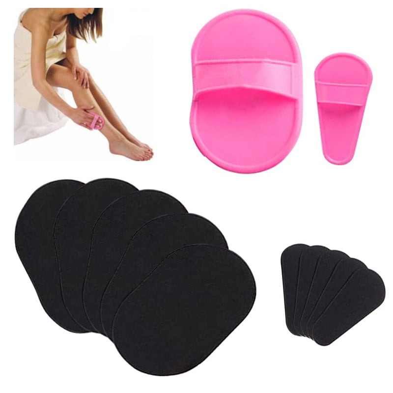 [Australia] - Accessotech 10 x Exfoliating Hair Removal Pads Smooth Skin on Legs Arm Face Top Lip Unwanted Hair Removal Depilation Pads 