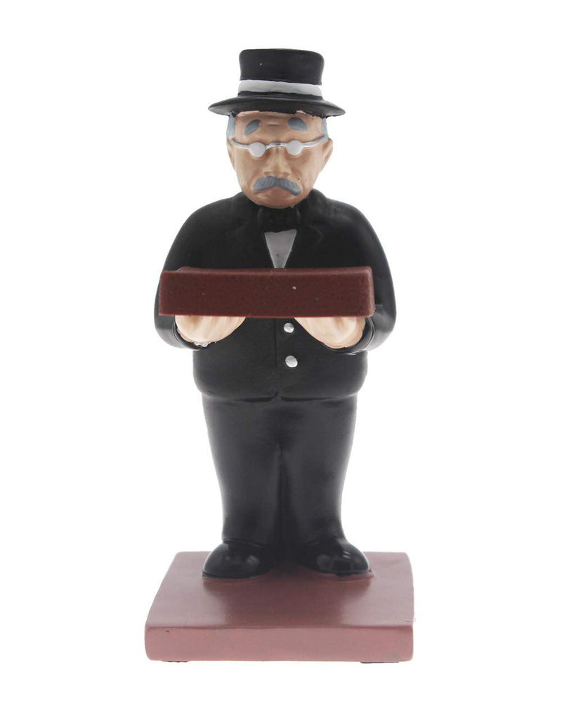 [Australia] - Newfancy Top Hat Butler Man Watch Stand Old Man Ring Stand Creative Glasses Holder Black Suit Watch Storage Table 