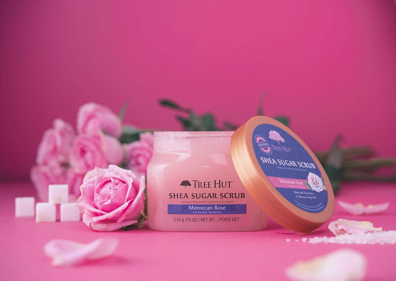 [Australia] - Moroccan Rose Tree Hut Shea Sugar Scrub ~ 18 oz by Tree Hut 