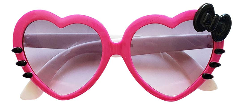 [Australia] - Kids Children Trendy Pineapple Cat Heart Shaped Sunglasses for Toddler Girls Color 1 