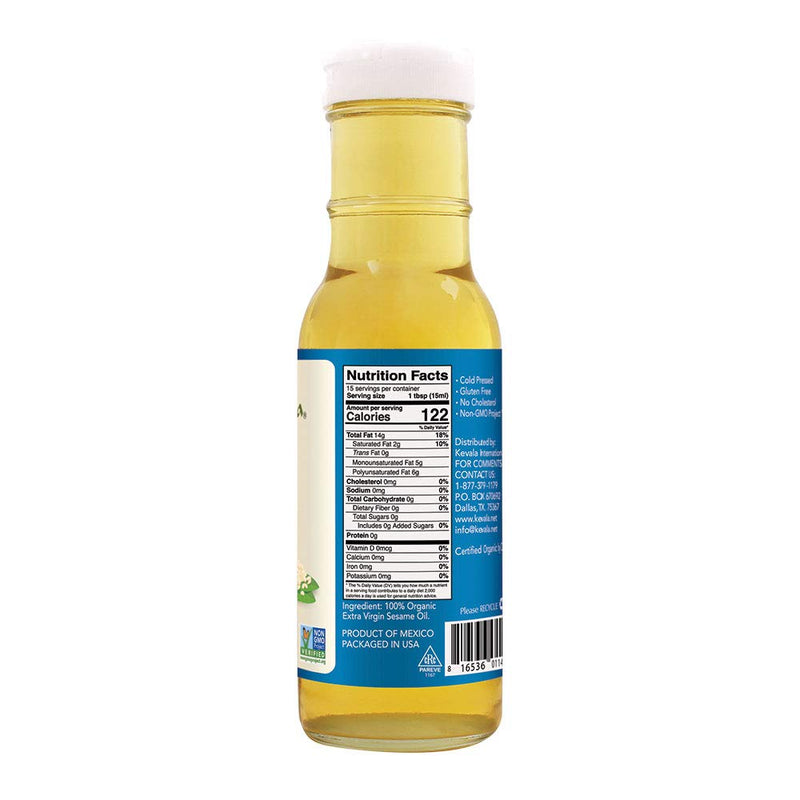 [Australia] - Kevala Extra Virgin Organic Sesame Oil, 8 Fl Oz 
