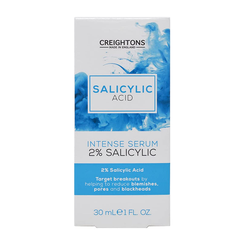 [Australia] - Creightons Salicylic Acid Intense Serum 2% Salicylic (30ml) - Target breakouts by helping to reduce blemishes, pores & blackheads for a cleaner, more radiant complexion 