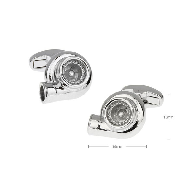 [Australia] - Turbocharger Autofan Tuning Car Motor Turbo Turbine Engine Cufflinks 