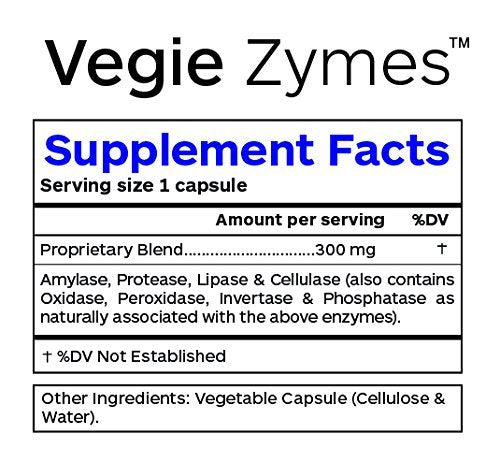 [Australia] - Professional Botanicals - Vegie Zymes 60 caps 
