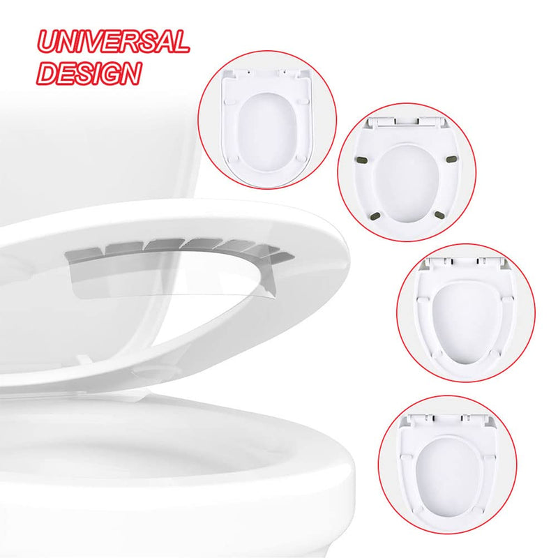 [Australia] - MAICOLA Pack of 2 Toilet Seat Splash Guards, Transparent Toilet Seat Pee Protection, Urine Deflector, Waterproof Urine Deflector for Children and Adults 