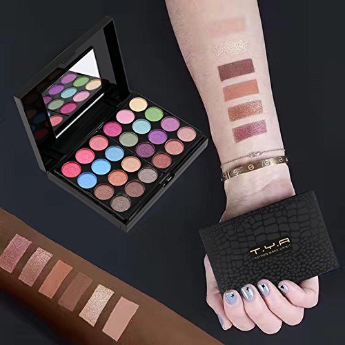 [Australia] - Eyeshadow Palette Makeup Palette 35 Bright Colors Matte and Shimmer Lip Gloss Blush Brushes 
