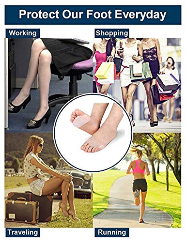 [Australia] - Breathable Metatarsal Pads, Gel Ball of Foot Pain Relief Cushions, Metatarsalgia & Morton’s Neuroma Support for Men and Wonen - 8 Pack.. 