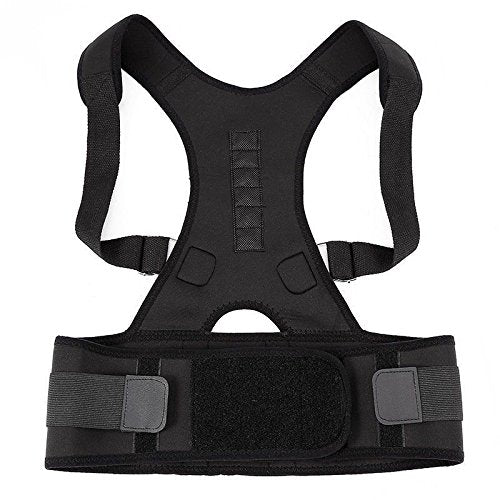 [Australia] - WGE Adjustable Magnetic Posture Corrector For Men And Women/Waist Back And Shoulder Support Strap/Pain Relief/Improve Bad Posture,M M 