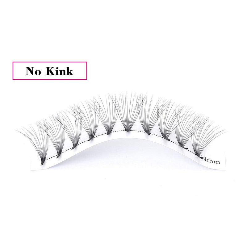 [Australia] - Volume Eyelash Extensions 14D 0.07mm D Curl 10mm Premade Fans Eyelash Extensions Middle Stem Professional Pre Made Fan Eyelashes(14D-0.07-D,10mm) 14D-0.07-D 