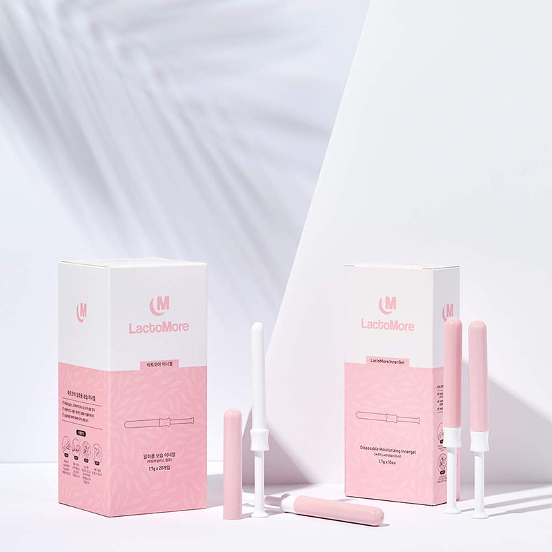 [Australia] - Lactomore Innergel 20pieces | feminine cleanser | Daily Intimate | pH-Balanced | easy Travel | Unscented 20 