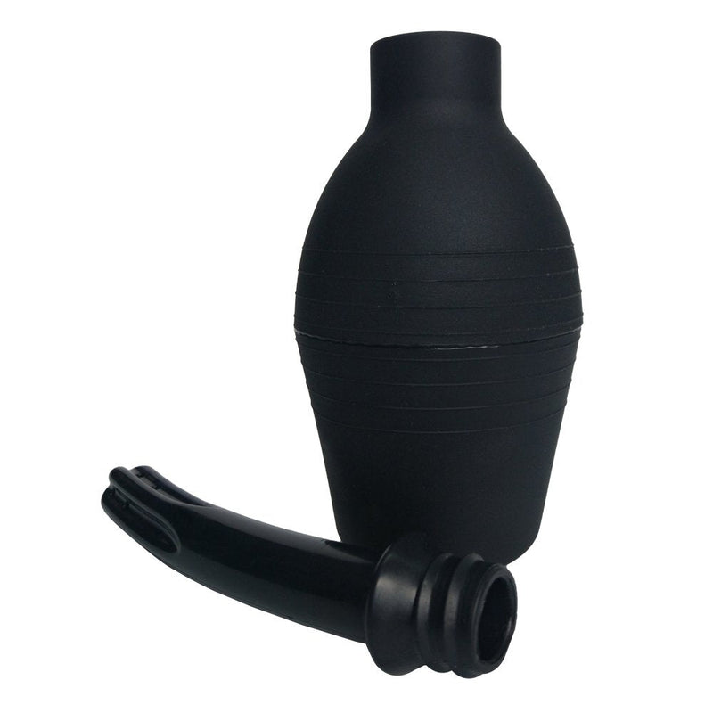 [Australia] - Abyclean Anal Douche Enema Bulb Vaginal Douche Enema Cleaner for Women’s or Man’s Health (310ml Black) 310ml 