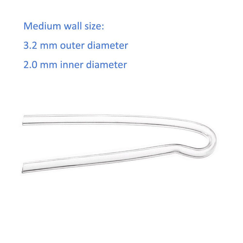 [Australia] - 6pcs/lot Size #13 Preformed BTE Earmold Hearing Aid Tubes (3.2 * 2mm) 3.2*2mm 