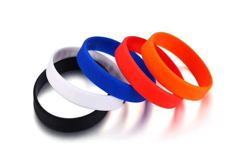 [Australia] - MEALGUET Pack of 5 Comfort Silicone Medical Alert ID Type 1 Diabetic Type 2 Diabetic Wristband Awareness Diabetic Bracelet for Kid Boys Girls, 6.7" B-Type 1 Diabetic 