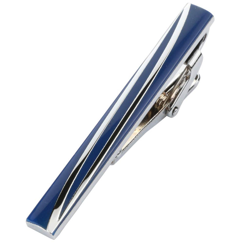 [Australia] - GWD Tie Clips for Men Wedding Business Classic Tie Bar Clip Set D style 