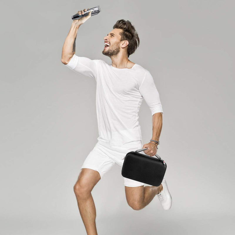 [Australia] - Case for Hatteker Hair Clipper Cordless, Beard Trimmer Organizer Storage for Men Hair Cutting Kit Precision Shaver, with Inner Net Bag for Grooming Kit.(Case Only) 