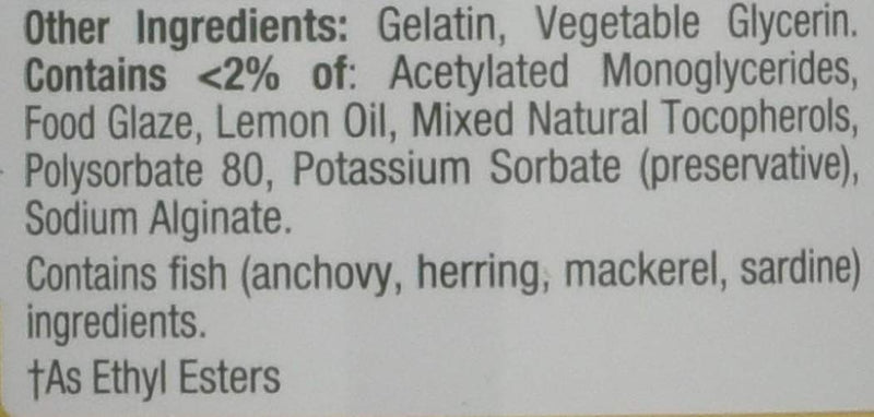 [Australia] - Nature’s Bounty Mini Fish Oil Softgels 1290 mg, Omega-3, Supports Heart Health, Odor-Less, 90 Mini Coated Softgels 