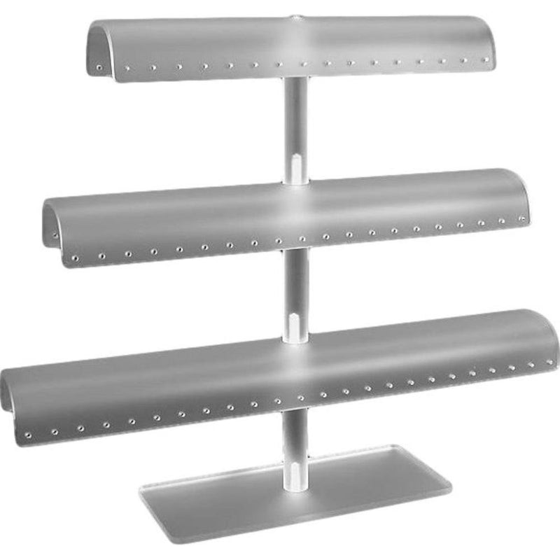 [Australia] - FindingKing White Acrylic Tree T-Bar 60 Pair Earring Display Stand 