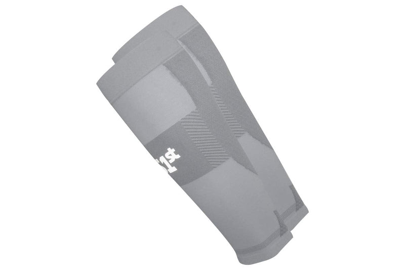 [Australia] - OS1st TA6 Thin Air Running Compression Calf Sleeves with Special Skin-Thin Design maximizing air-Flow to Prevent overheating and Keep Legs Cool and Dry Grey Medium 