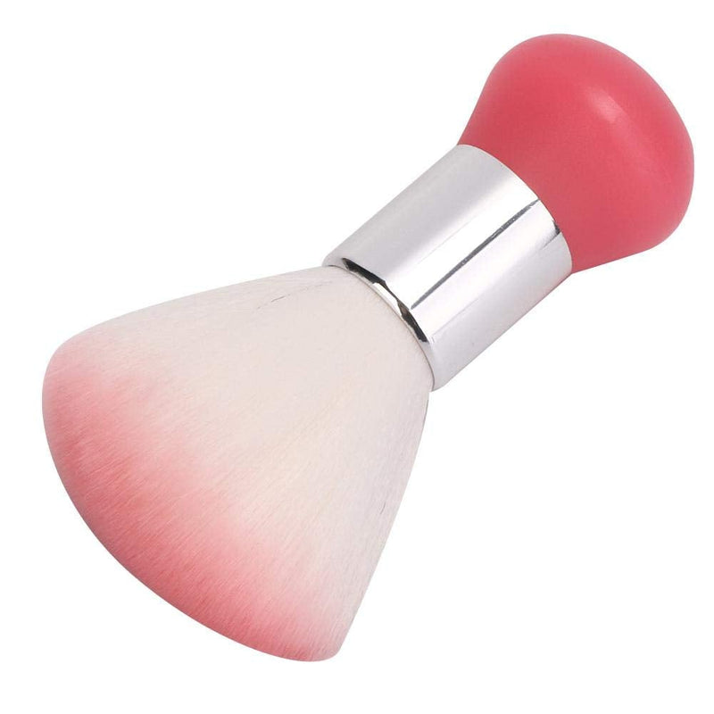 [Australia] - Neck Duster,Broken Hair Sweep,Broken Hair Sweep Brush Hairdressing,Broken Hair Cleaning Brush for Barber Shop,Soft Barber Face Cleaning Hairbrush (Pink) Pink 