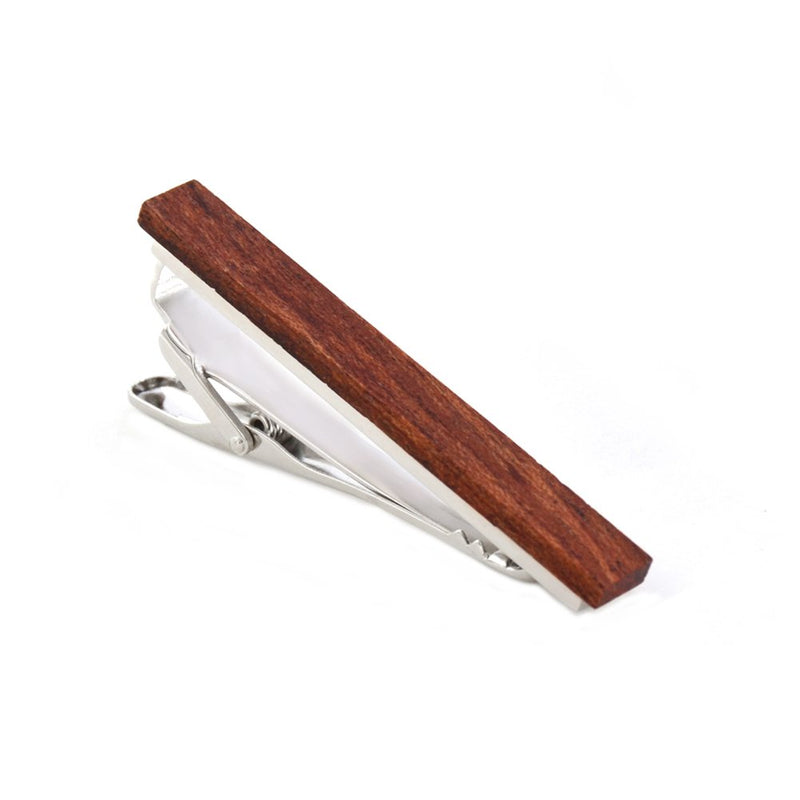 [Australia] - MERIT OCEAN Smart Men's Wood Tie Clips for Men 3 pcs Natural Tie Bar 2.1 Inch in Gift Box 