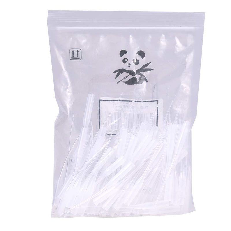 [Australia] - PH PandaHall Glue Tips, 100pcs Plastic Glue Micro-Tips Glue Extender Precision CA Glue Applicator for Arts Crafts Hobby Projects Guitar Fret Slot, White 2.75"x5mm White-100pcs 