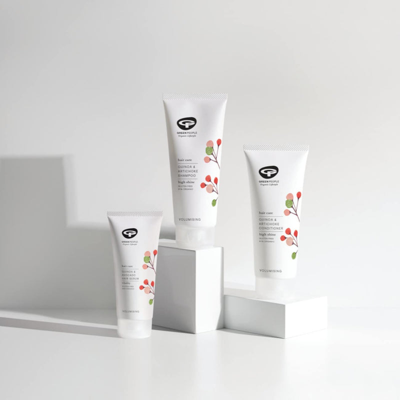 [Australia] - Green People Quinoa & Avocado Hair Serum 100ml | Natural & Organic Styling Gel for Volume & Light Hold | All Hair Types | Silicone Free, Ethyl Alcohol Free & SLS Free Hair Care | Cruelty Free & Vegan 
