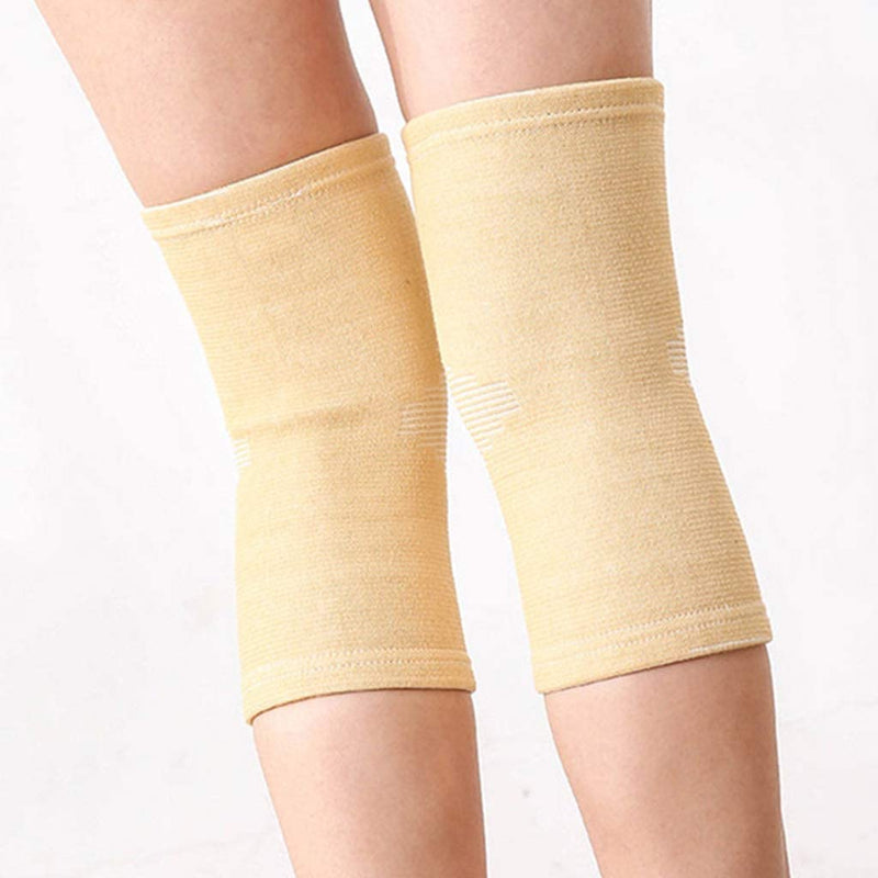 [Australia] - WT-DDJJK Non Slip Sleeve, Unisex Knee Support Sleeves Bamboo Charcoal Fabric Sports Compression Warm Brace Anti-Slip Wrap Pads Joint Pain Injury Recovery 