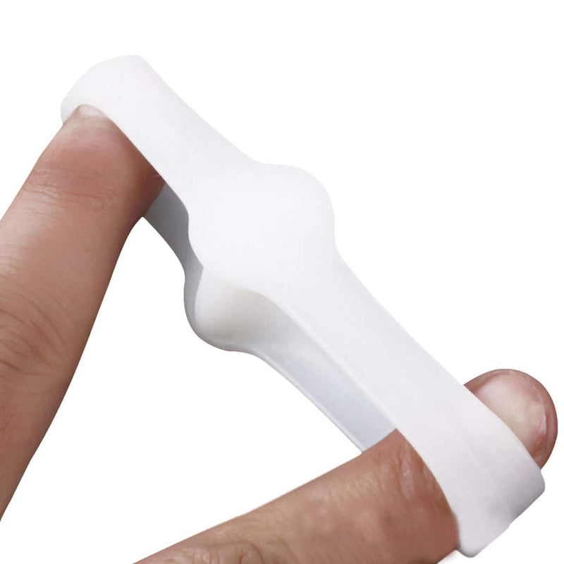 [Australia] - Pedimend Silicone Gel Double Loop Toe Separator (1PAIR) - Toe Separator for Overlapping Toes - Little Finger Hallux Valgus Protector - UNISEX - Foot Care 
