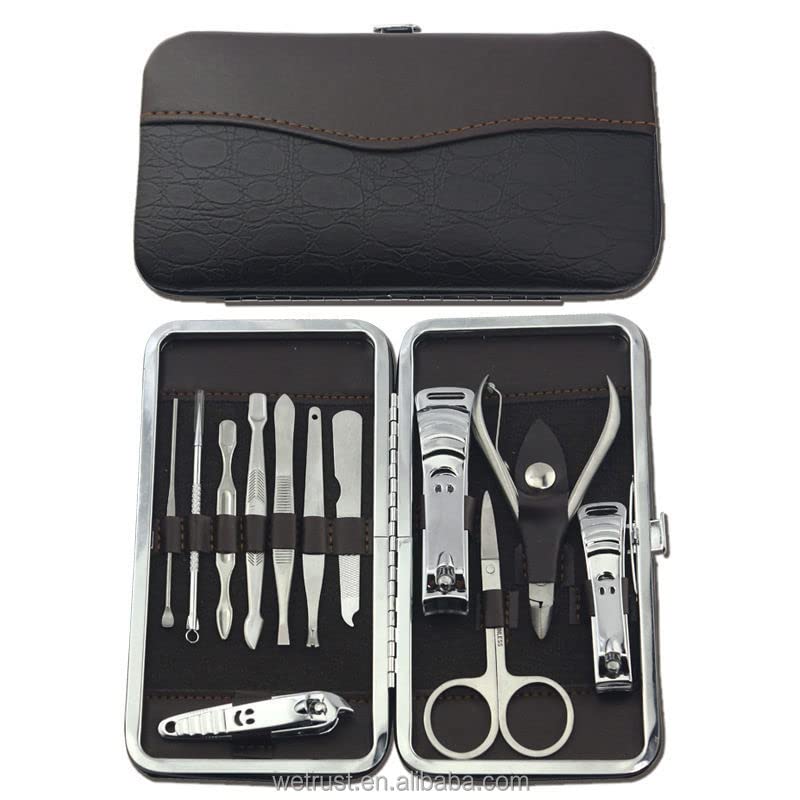 [Australia] - electromax Nail Clippers Manicure Set Grooming Kit for Thick Nails Cuticle Remover Toe Nail Toenail Care Cutter Pedicure Travel Tool Kit Set Men Women 