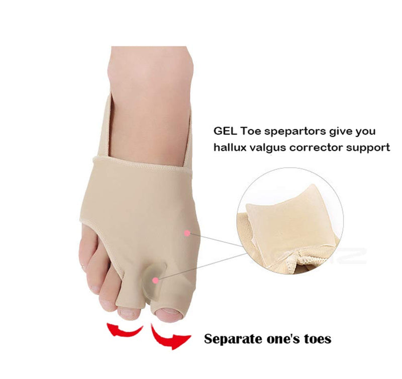 [Australia] - Bunion Corrector, Bunion Relief Orthopedic Sleeve Socks, Big Joint Tailors Toe Separators Spacers Straighteners, Ball of Foot Cushions Splint, for Hallux Valgus Foot Pain 