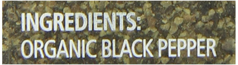 [Australia] - Simply Organic Pepper, Black Medium Grind Certified Organic, 2.31 oz Container 2.31 Ounce (Pack of 1) 