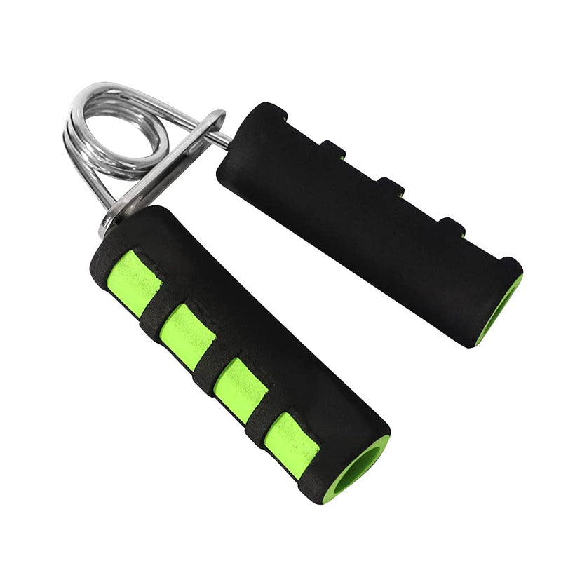 [Australia] - Maveek A shape Foam Handle Hand Grips Gripper Arm Muscle Builder Wrist Resistance Strengthener Black/Green 