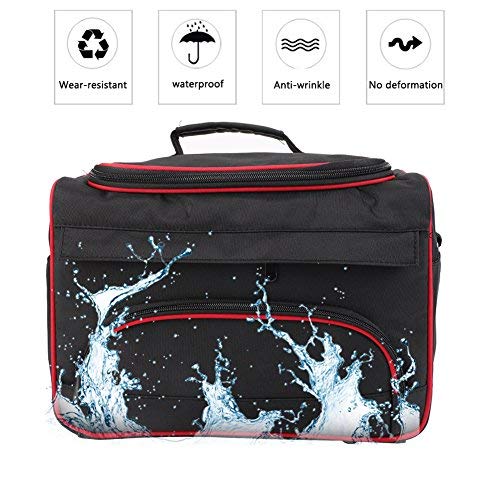 [Australia] - Makeup Travel Bag, Multi-function Portable Hair Dressing Storage Bags Large Capacity Hair Stylist Cosmetic Organizer with Shoulder Strap 
