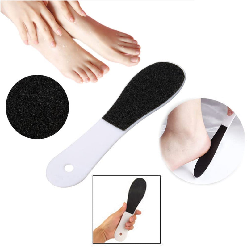 [Australia] - AWAVM 4-Piece Double-Sided Foot File Dead Skin Removal Professional Foot Care Tool, Suitable for Hard Skin and Dry Cracked Foot Care 