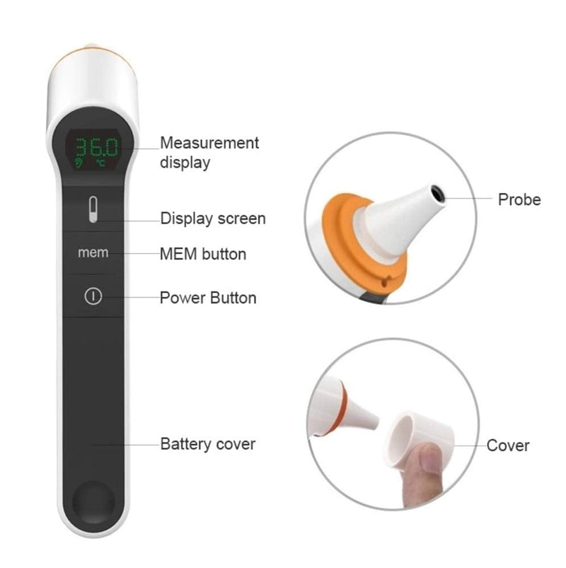 [Australia] - Kinetik Wellbeing Ear and Non-Contact Thermometer – Used by the NHS – Which? Best Buy 2021 – In Association with St John Ambulance Single 