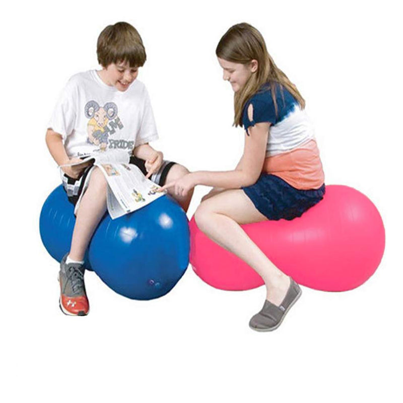 [Australia] - KRUIHAN Peanut Shaped Yoga Ball Exercise - Home Sports Gym Weight Loss Balance Training Physical Therapy Equipment Pink 