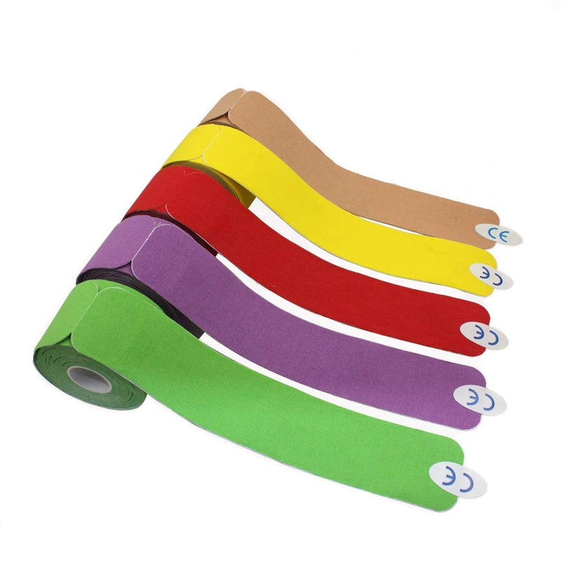 [Australia] - PreCut Kinesiology Tape Sport Pro (20 Pre Cut 10 Inch Strips per Roll) Athletic Recovery Muscle Support Physio Therapeutic Aid (Purple) (Single Roll) Purple 1 Count (Pack of 1) 
