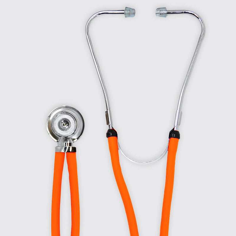 [Australia] - Dixie Ems Sprague-Rappaport Type Two Tube Stethoscope – Orange 
