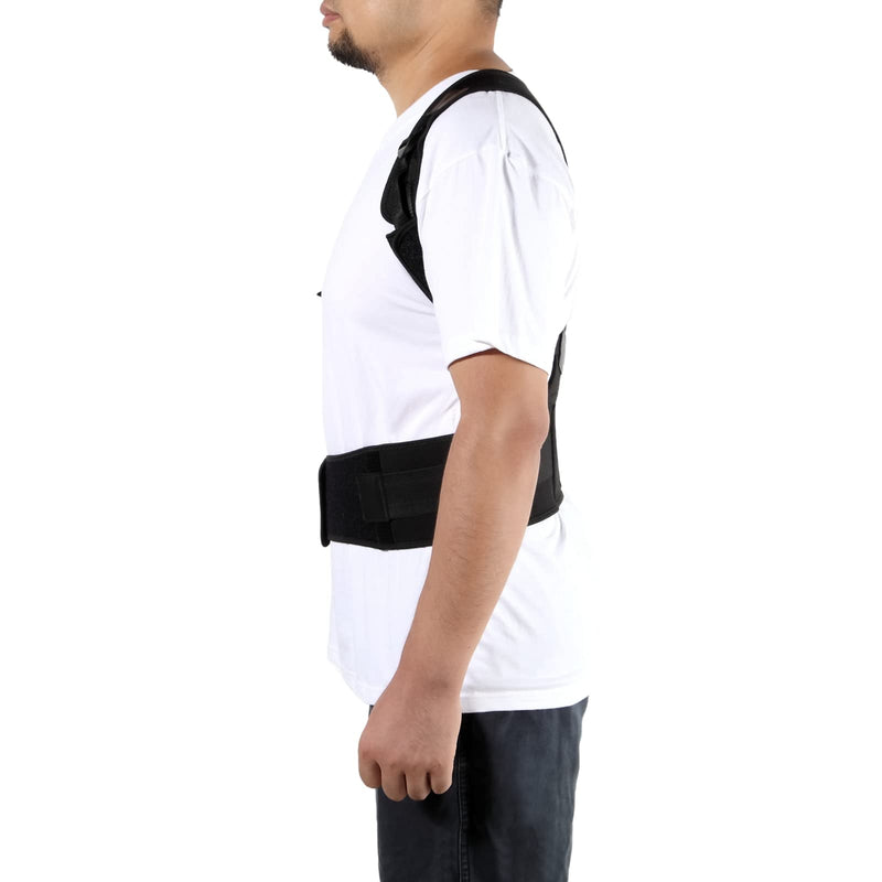 [Australia] - Back Brace for Posture Support for Women and Men, Lumbar Shoulder Posture Correction,Shoulder Straps for Back (L) L 